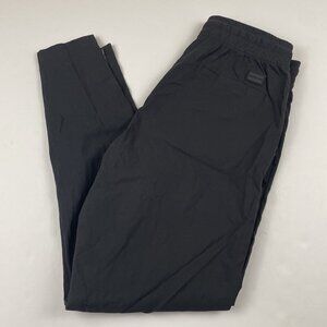 Kenneth Cole Active Tech Jogger Pants Men’s S Ankle Zip Lightweight Black